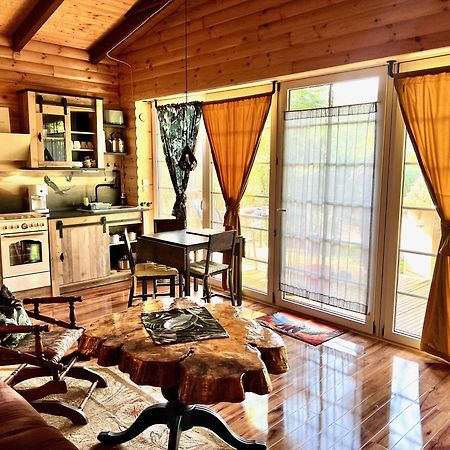 Holzhaus Baerenhoehle Am Wald Und See Нойруппин Экстерьер фото